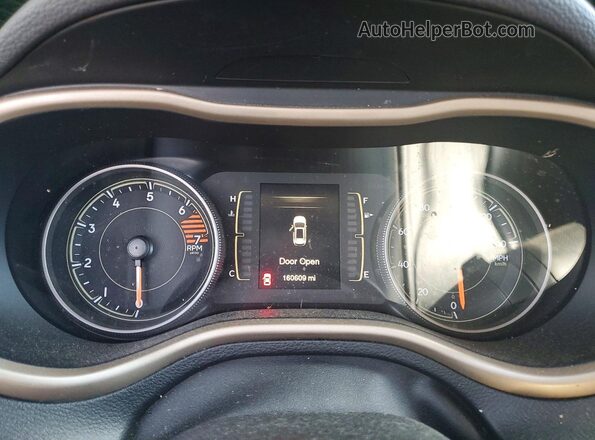 1C4PJLCB3HW641968 2017 JEEP CHEROKEE Белый Вид щитка приборов