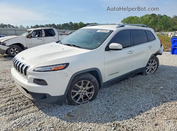 1C4PJLCB3HW641968 2017 JEEP CHEROKEE Белый Передняя левая четверть