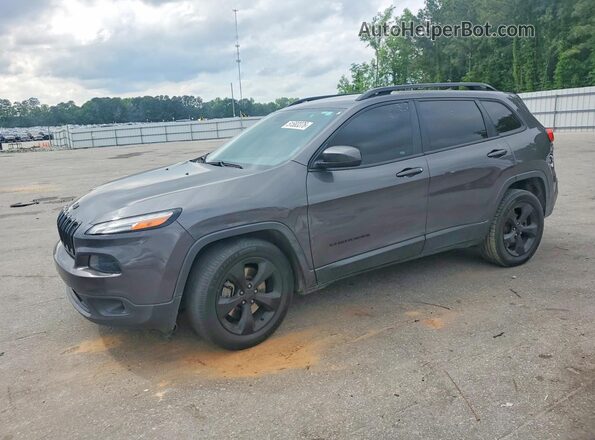 1C4PJLCB4JD518844 2018 JEEP CHEROKEE Серый Передняя левая четверть