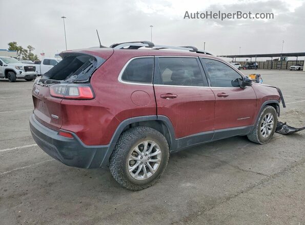 1C4PJLCB4KD284996 2019 JEEP CHEROKEE Бордовый Задняя правая четверть