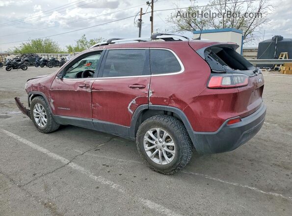 1C4PJLCB4KD284996 2019 JEEP CHEROKEE Бордовый Задняя левая четверть