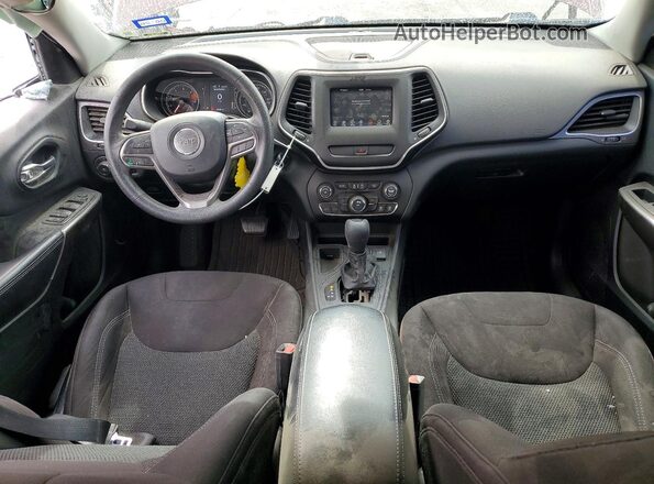 1C4PJLCB4KD284996 2019 JEEP CHEROKEE Бордовый Вид панели приборов