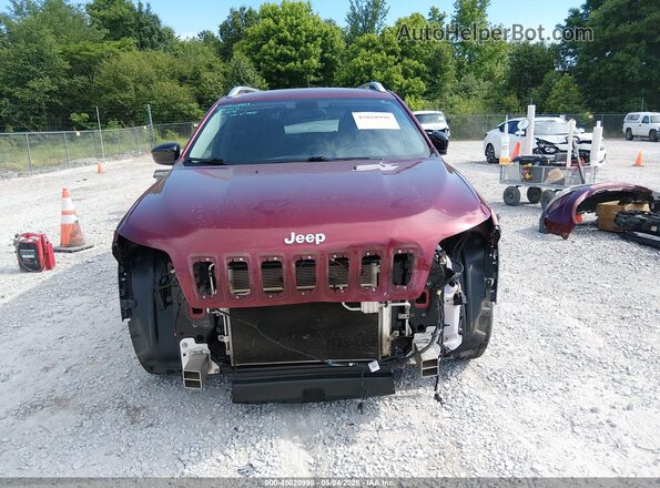 1C4PJLCB4KD487421 2019 JEEP CHEROKEE Красный Вид задней части салона