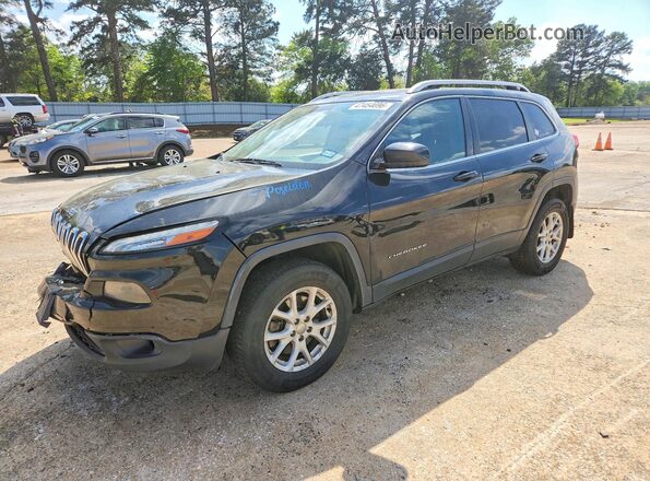 1C4PJLCB5JD513362 2018 JEEP CHEROKEE Черный Передняя левая четверть