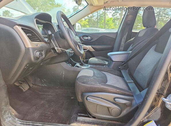 1C4PJLCB5JD513362 2018 JEEP CHEROKEE Черный Вид салона спереди