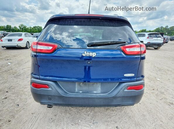 1C4PJLCB6JD524872 2018 JEEP CHEROKEE Blue Հետևի տեսք