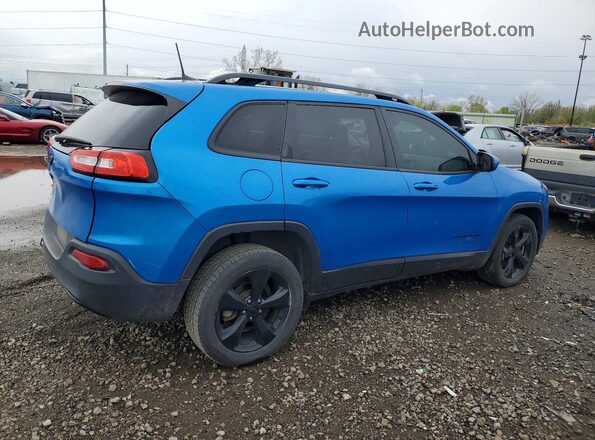 1C4PJLCB7JD540482 2018 JEEP CHEROKEE Blue Tył prawy