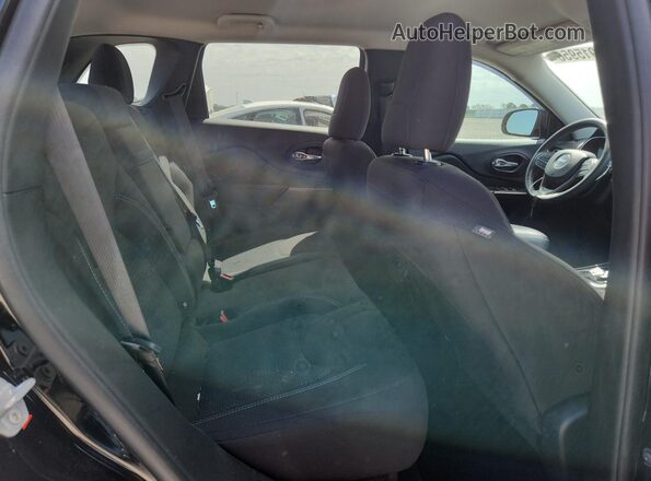 1C4PJLCB7KD129536 2019 JEEP CHEROKEE Черный Вид задней части салона