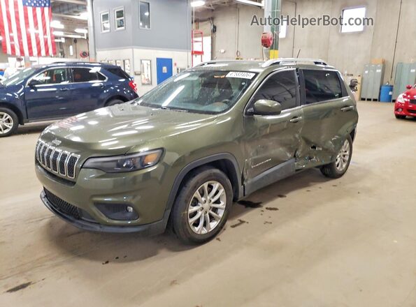 1C4PJLCB7KD171687 2019 JEEP CHEROKEE Green Vista tres cuartos delantera izquierda