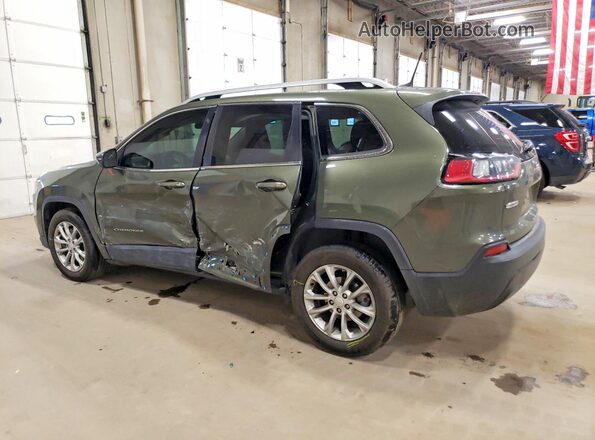 1C4PJLCB7KD171687 2019 JEEP CHEROKEE Green Trasero izquierdo