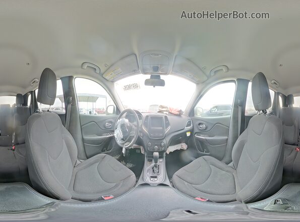 1C4PJLCB7KD300804 2019 JEEP CHEROKEE White 360 interior view