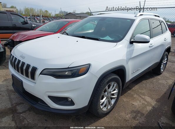 1C4PJLCB7KD340266 2019 JEEP CHEROKEE Белый Передняя левая четверть