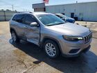 2020 Jeep Cherokee Latitude Серебряный vin: 1C4PJLCB7LD581195