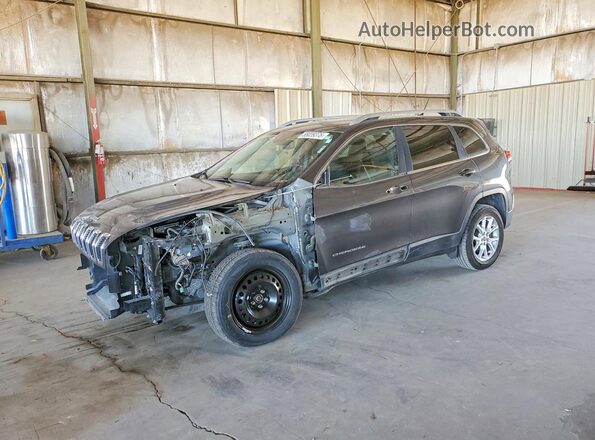 1C4PJLCB8GW338747 2016 JEEP CHEROKEE Charcoal წინა მარცხენა ხედი სამი მეოთხედიდან