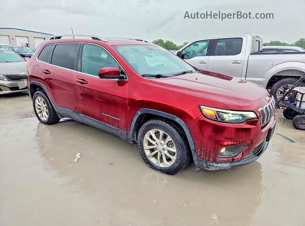 1C4PJLCB8KD128363 2019 JEEP CHEROKEE Red Przód prawy