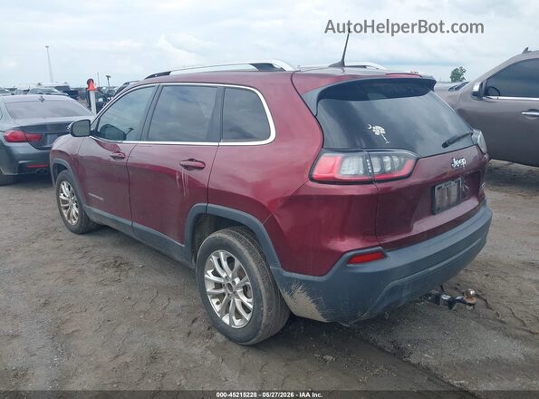 1C4PJLCB8KD286105 2019 JEEP CHEROKEE Темно-бордовый Задняя левая четверть