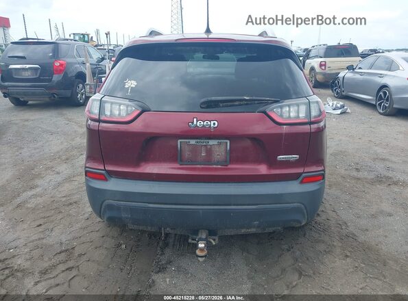1C4PJLCB8KD286105 2019 JEEP CHEROKEE Темно-бордовый 