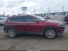 2019 Jeep Cherokee Latitude Fwd Темно-бордовый vin: 1C4PJLCB8KD286105