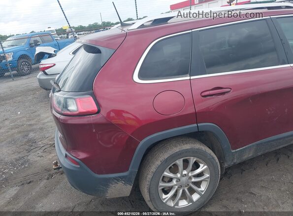 1C4PJLCB8KD286105 2019 JEEP CHEROKEE Темно-бордовый 