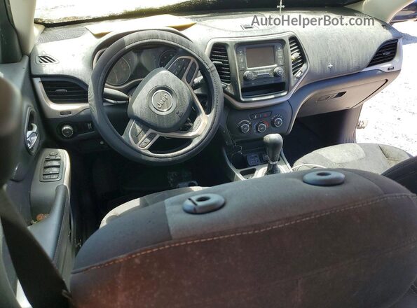 1C4PJLCB9JD536997 2018 JEEP CHEROKEE Black Widok deski rozdzielczej