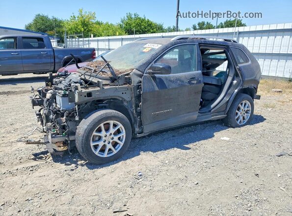 1C4PJLCB9JD536997 2018 JEEP CHEROKEE Black Przód lewy