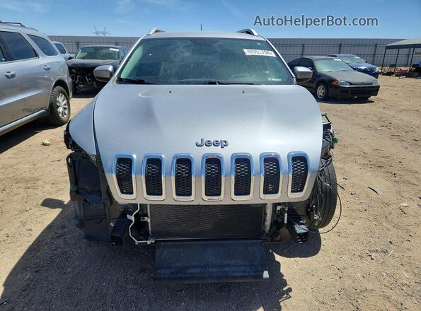 1C4PJLCBXHW573040 2017 JEEP CHEROKEE Серебряный Вид спереди