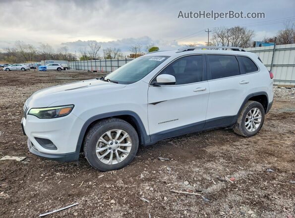 1C4PJLCBXKD164801 2019 JEEP CHEROKEE Белый Передняя левая четверть