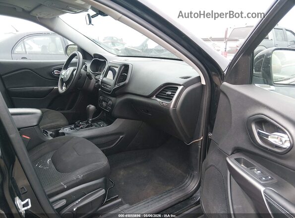 1C4PJLCBXKD313403 2019 JEEP CHEROKEE Черный Вид салона спереди