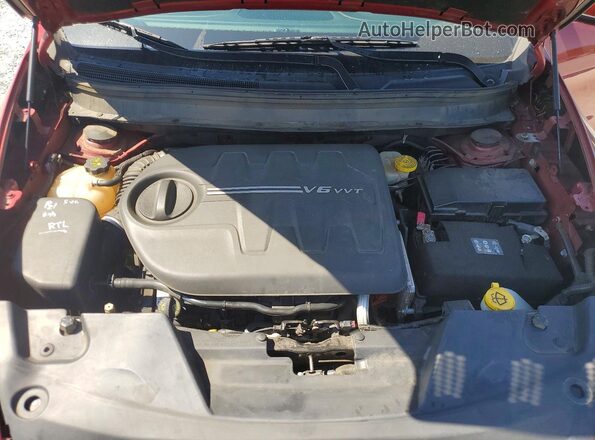 1C4PJLCS0HW503014 2017 JEEP CHEROKEE Бордовый Вид подкапотного пространства