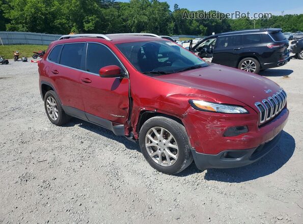 1C4PJLCS0HW503014 2017 JEEP CHEROKEE Бордовый Передняя правая четверть