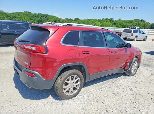 1C4PJLCS0HW503014 2017 JEEP CHEROKEE Бордовый Задняя правая четверть