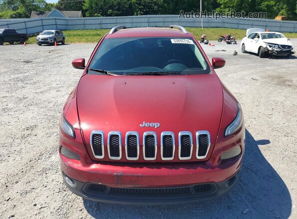 1C4PJLCS0HW503014 2017 JEEP CHEROKEE Бордовый Вид спереди