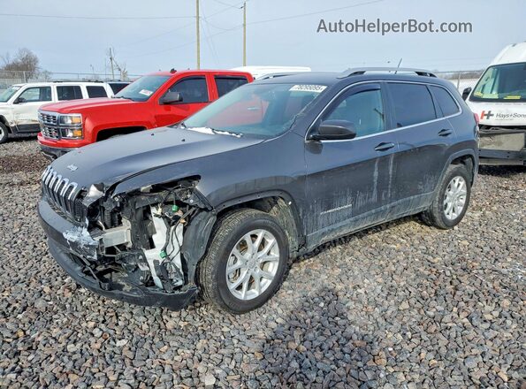 1C4PJLCS2HW586462 2017 JEEP CHEROKEE Gray Vista tres cuartos delantera izquierda