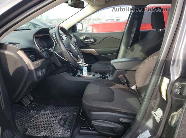 1C4PJLCS2HW586462 2017 JEEP CHEROKEE Gray Vista interior delantera