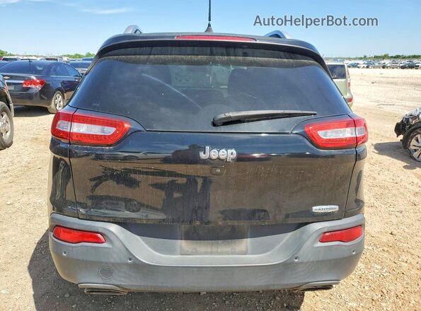 1C4PJLCS3HW566107 2017 JEEP CHEROKEE Black Вид ззаду
