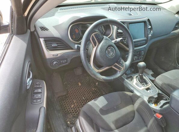 1C4PJLCS8HW610537 2017 JEEP CHEROKEE Черный Вид панели приборов