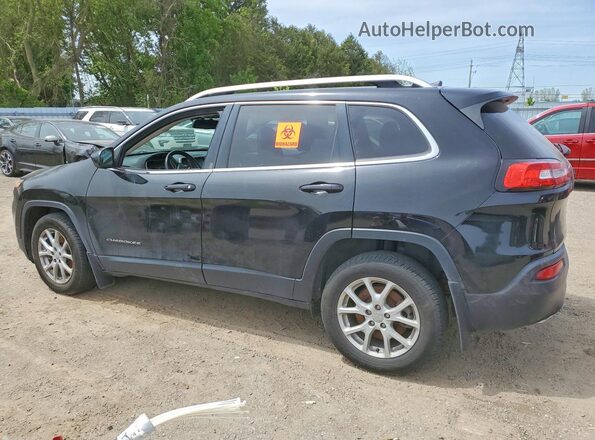 1C4PJLCS8HW610537 2017 JEEP CHEROKEE Черный Задняя левая четверть