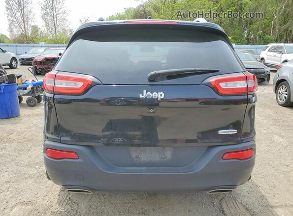 1C4PJLCS8HW610537 2017 JEEP CHEROKEE Черный Вид сзади