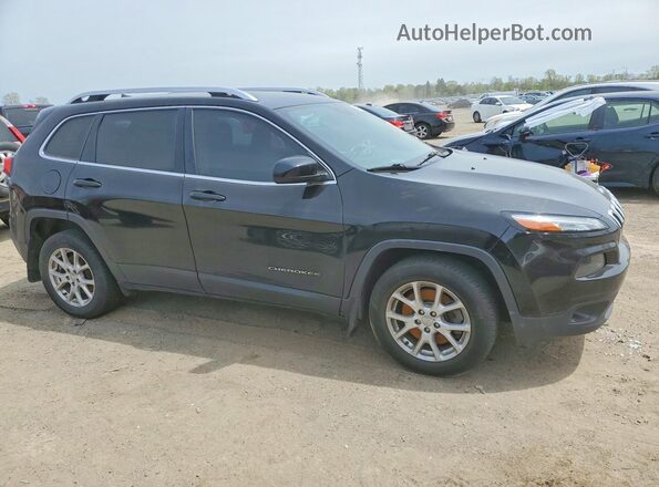 1C4PJLCS8HW610537 2017 JEEP CHEROKEE Черный Передняя правая четверть