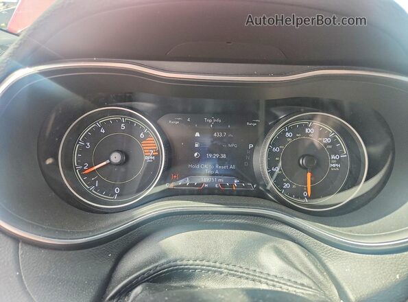 1C4PJLDB0LD634172 2020 JEEP CHEROKEE Red Սարքավորումների վահանակի տեսք