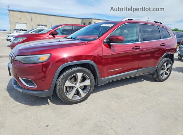 1C4PJLDB0LD634172 2020 JEEP CHEROKEE Red Առջևի ձախ երեք քառորդ տեսարան
