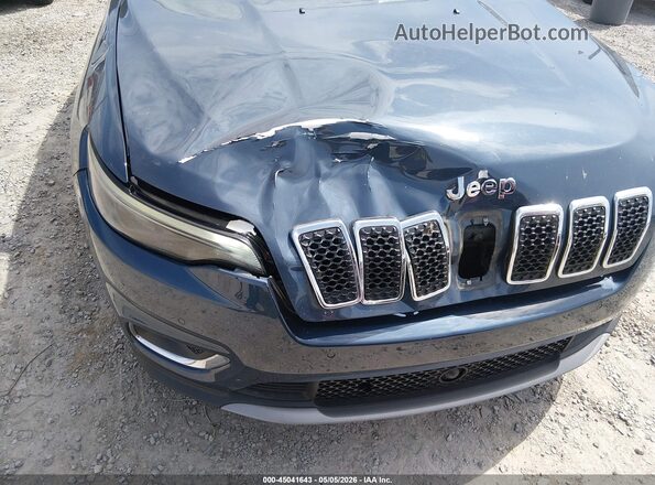 1C4PJLDB1KD488220 2019 JEEP CHEROKEE Синий Вид спереди