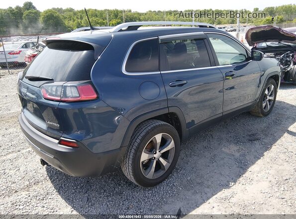1C4PJLDB1KD488220 2019 JEEP CHEROKEE Синий Задняя правая четверть