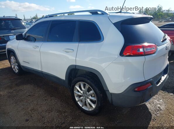 1C4PJLDB2HW518077 2017 JEEP CHEROKEE Белый Задняя левая четверть