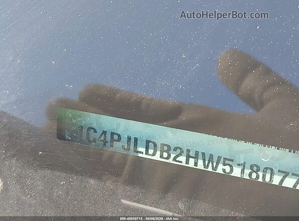1C4PJLDB2HW518077 2017 JEEP CHEROKEE Белый Вид подкапотного пространства