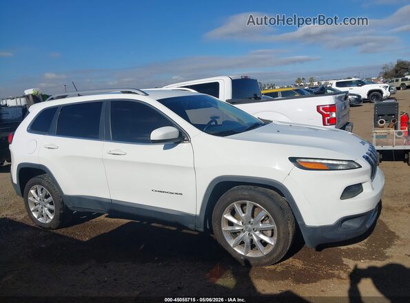 1C4PJLDB2HW518077 2017 JEEP CHEROKEE Белый Вид задней части салона