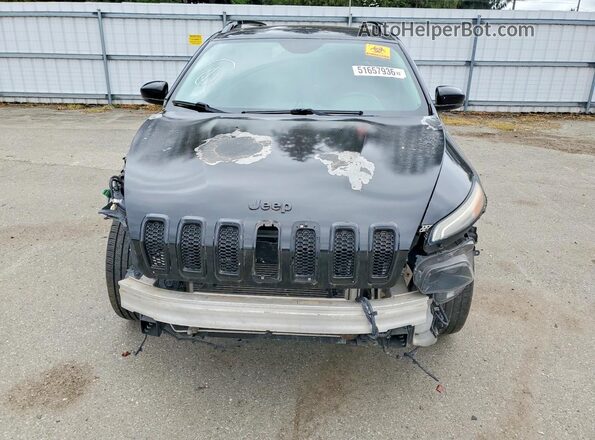 1C4PJLDB3HW617278 2017 JEEP CHEROKEE Черный Вид спереди
