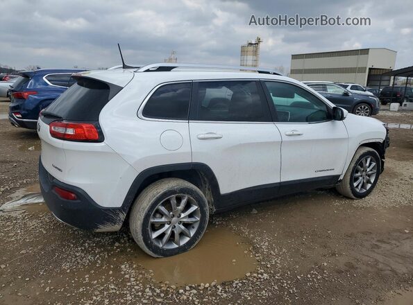 1C4PJLDB3JD524603 2018 JEEP CHEROKEE Белый Задняя правая четверть