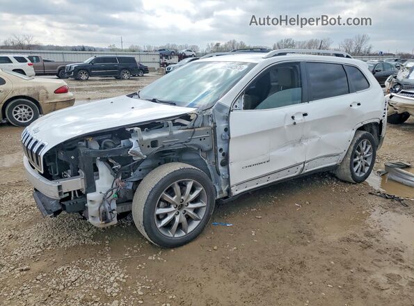 1C4PJLDB3JD524603 2018 JEEP CHEROKEE Белый Передняя левая четверть