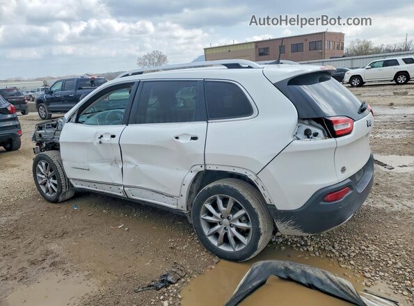 1C4PJLDB3JD524603 2018 JEEP CHEROKEE Белый Задняя левая четверть